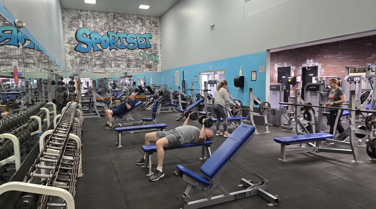 The Sportset training floor