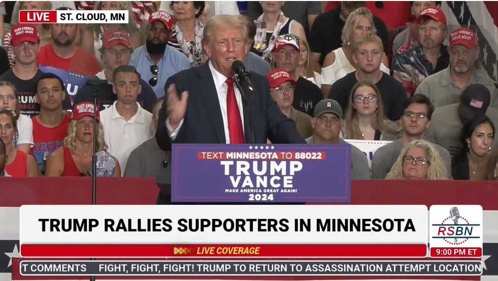LIVE: President Trump and JD Vance Hold a Rally in St. Cloud, Minnesota ...