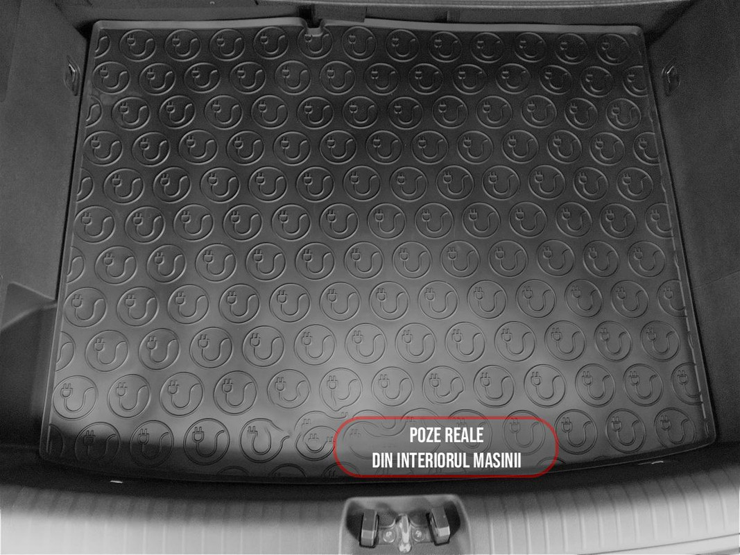 Tavita auto KIA E-Niro 2018-prezent, protectie portbagaj, Cri-Flo, din cauciuc 100%, compatibil cu autoturismul KIA E-Niro