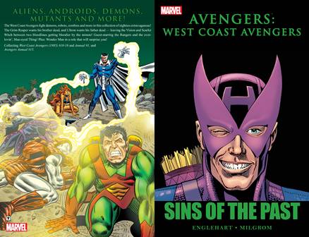 Avengers West Coast Avengers Sins of the Past (2011)