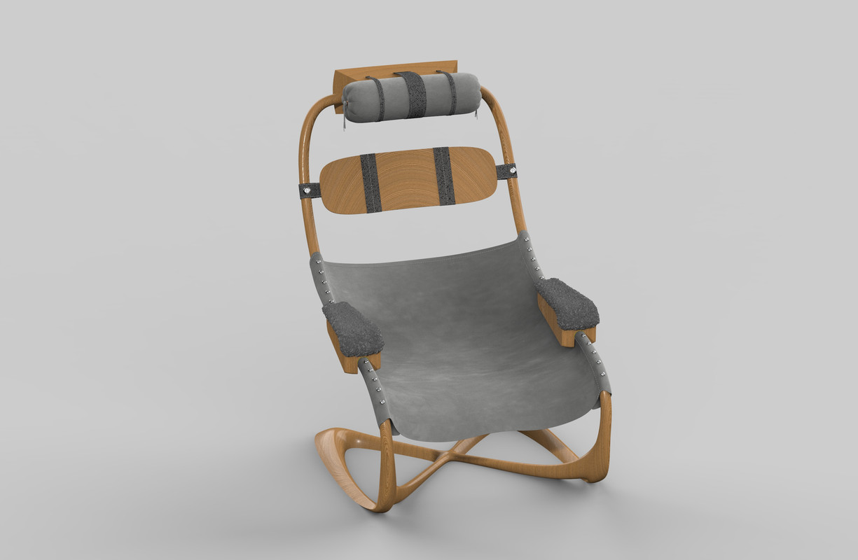 Scandinavian Armchair — Furniture Design by RenForm Stockholm Design Studio, image 1