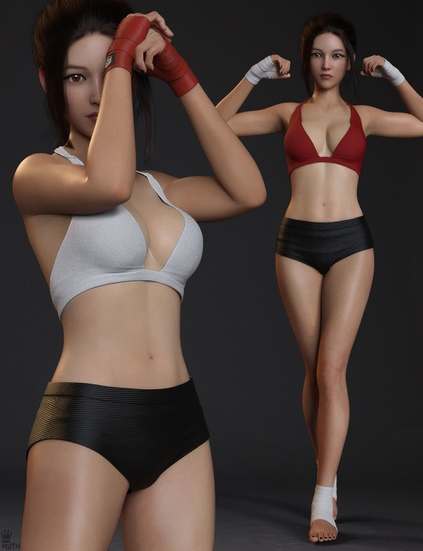 The Combative Outfit Set for Genesis 8 and 8.1 Females The Combative Outfit Set for Genesis 8 and 8.1 Females