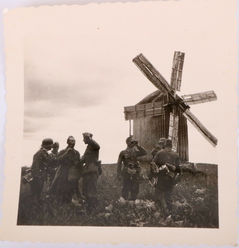 Original WW2 Foto Windmühle Windmill Ostfront