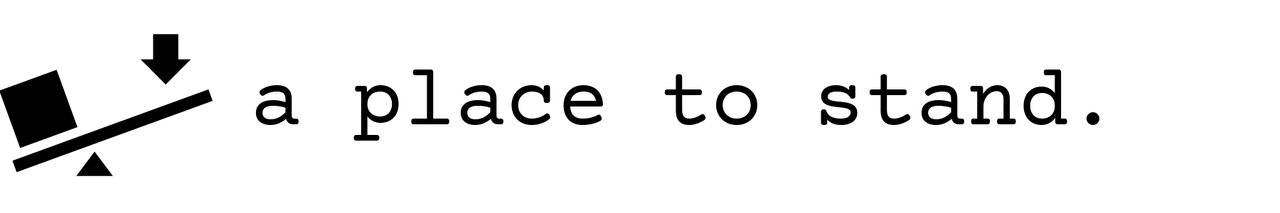 a place to stand banner