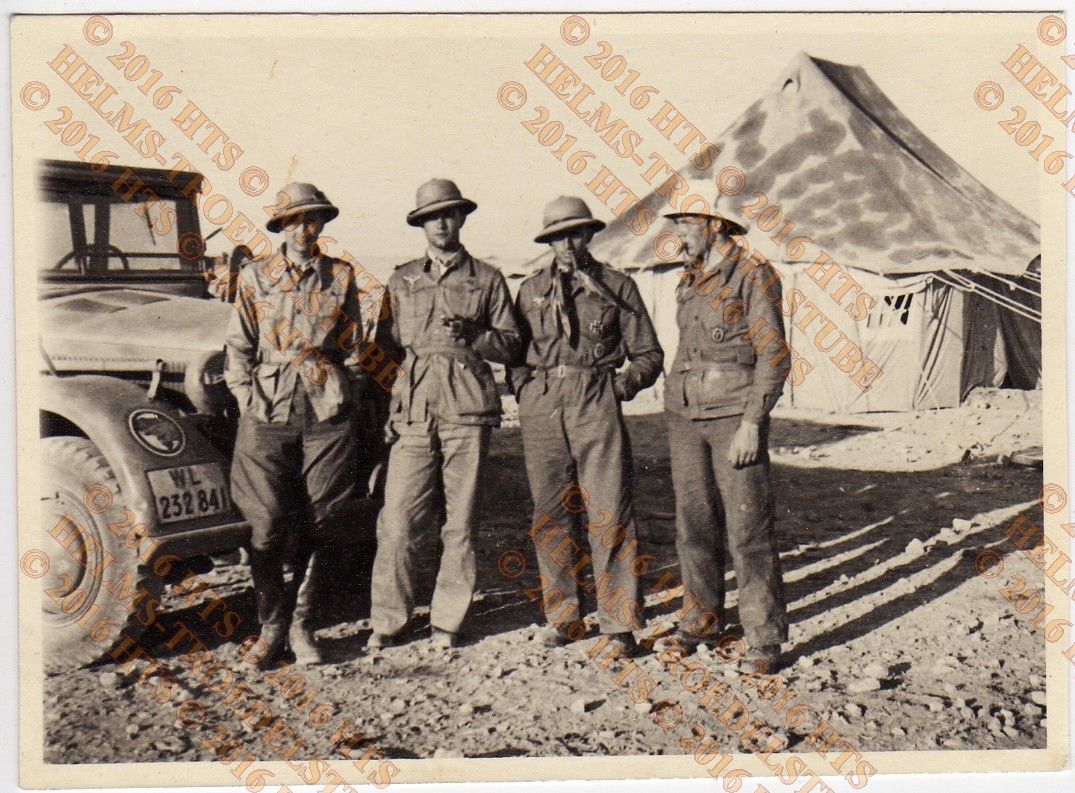 Orig. Foto,Südfront,Tropenhelm,Fahrzeug mit Trup
