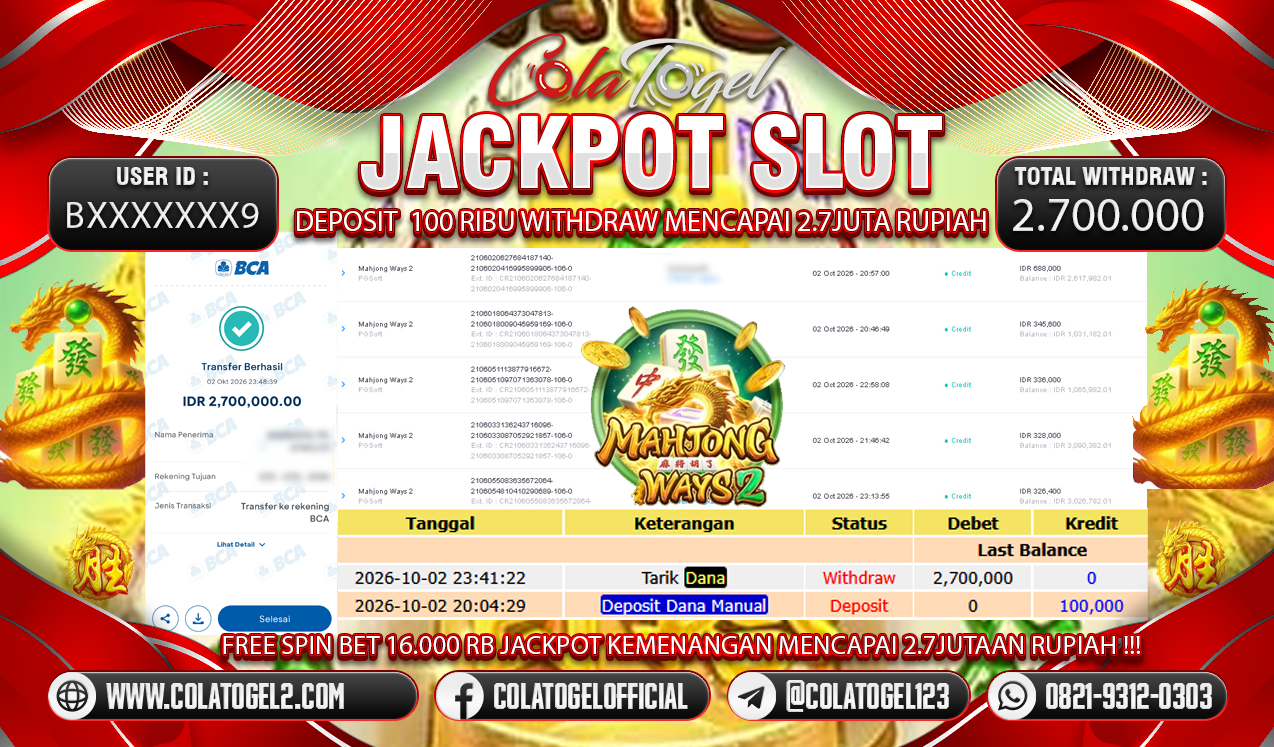 JACKPOT SLOT GACORR !!!