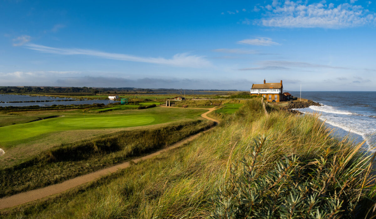 View across the fairways at Royal West Norfolk Golf Club
