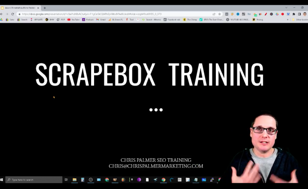 Chris Palmer – ScrapeBox Training