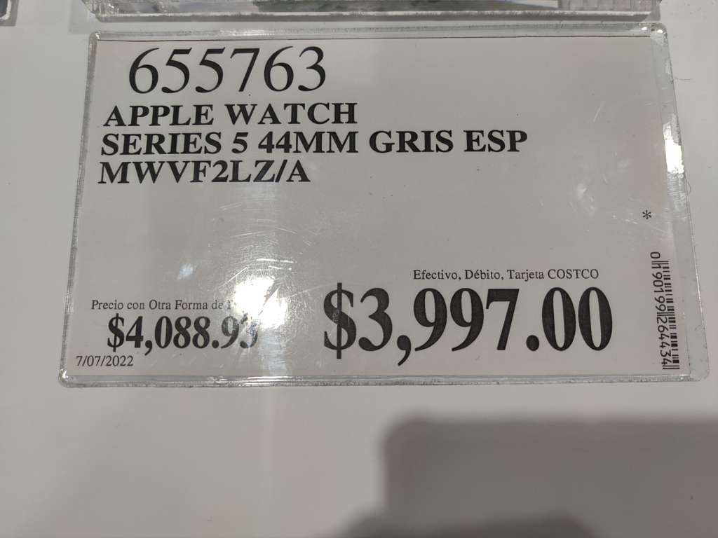 Costco: Apple Watch Series 5 44 mm 
