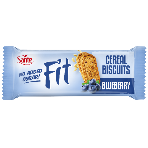 Santé Fit Cereal Biscuit Blueberry No Added Sugar 50g