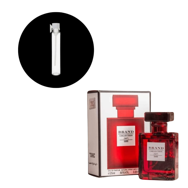 AMOSTRA BRAND COLLECTION 229 CHANEL N5 RED BRAND 1ML - imagem 1