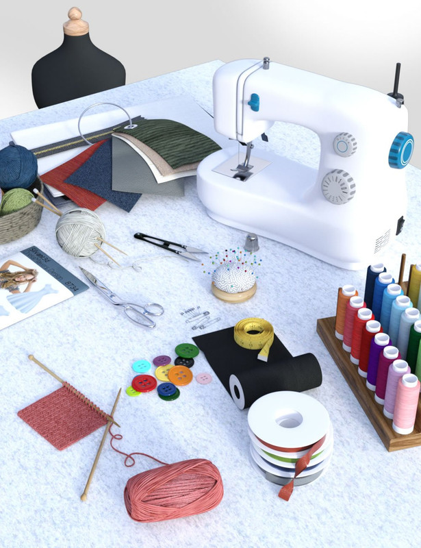 Hobby Props Sewing & Knitting Hobby Props Sewing & Knitting