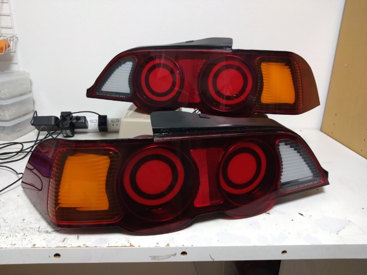 Honda Integra One-Off Carbon Acrylic LED Taillights Ultra Rare