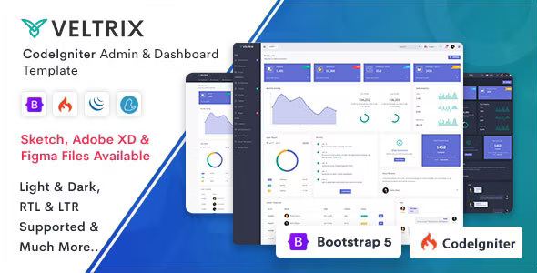 Veltrix – Admin & Dashboard Template