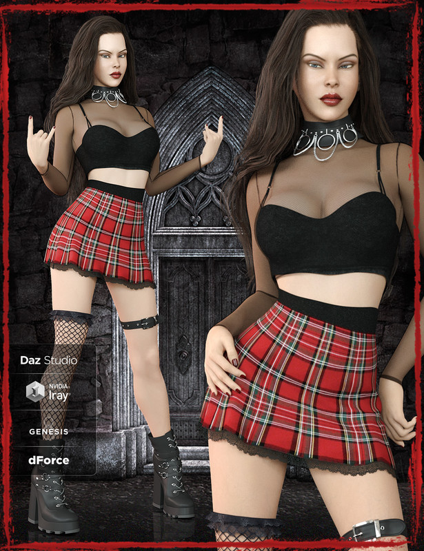 After Midnight Outfit Set for Genesis 8 Female(s)