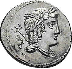 Glosario de monedas romanas. MACHO CABRÍO. 4
