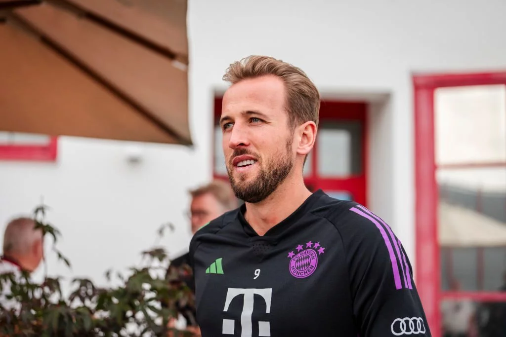 Harry Kane in training
