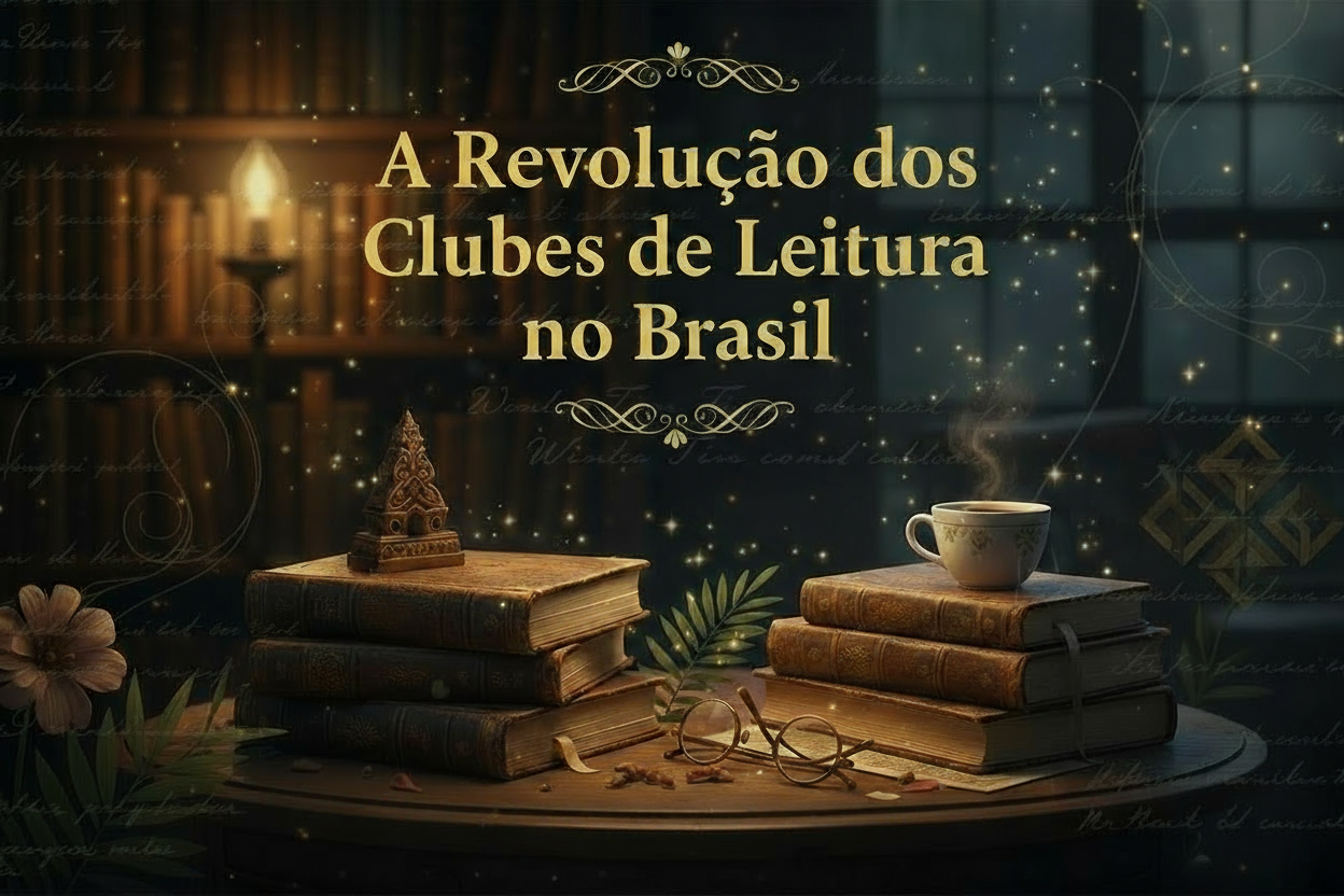 Capa do artigo A Revolução dos Clubes de Leitura no Brasil: Como 2 Milhões de Brasileiros Estão Transformando o Mercado Editorial - Literafan