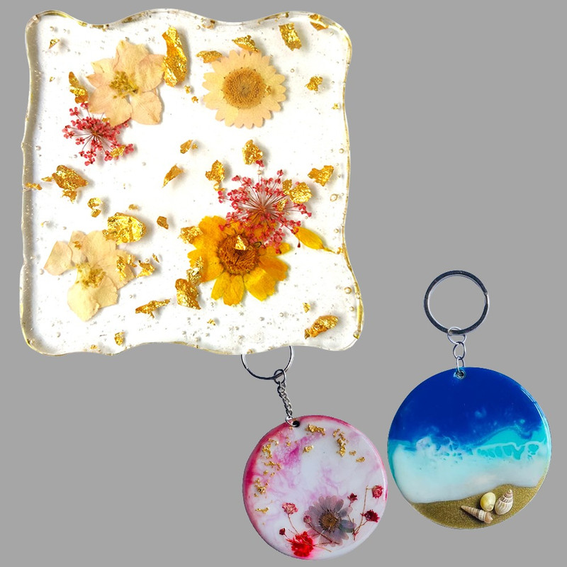ResinArtwithSquareCoasterMouldsDIYKit