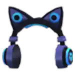 Blue Cat Ear Headphones