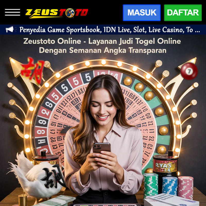 ZEUSTOTO ONLINE - Layanan Judi Togel Online dengan Sistem Angka Transparan image 1