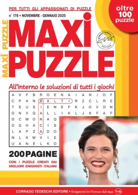 Maxi Puzzle N.178 - Novembre-Dicembre 2024 - Gennaio 2025