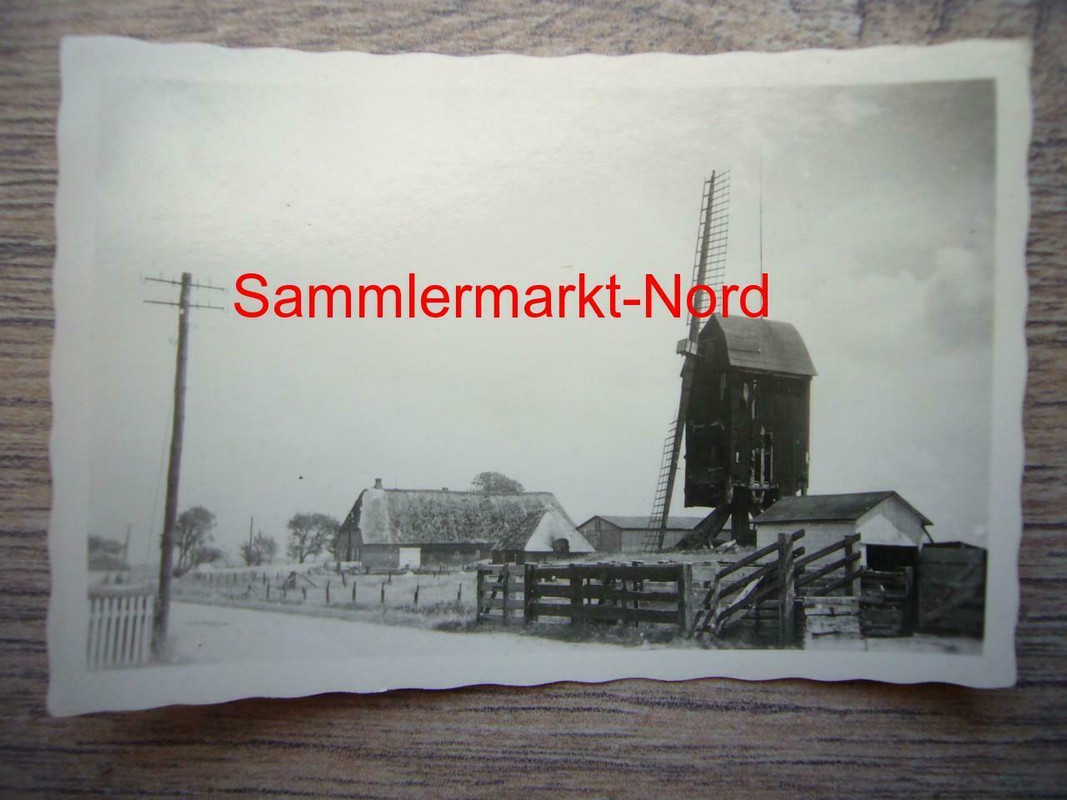 Foto ca. 1941 Ostfront - tolle alte WINDMÜHLE Windmill Bockwindmühle2
