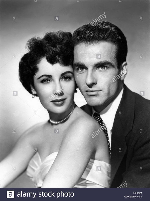 montgomery-clift-elizabeth-taylor-a-place-in-the-sun-1951-directed-F4P20M