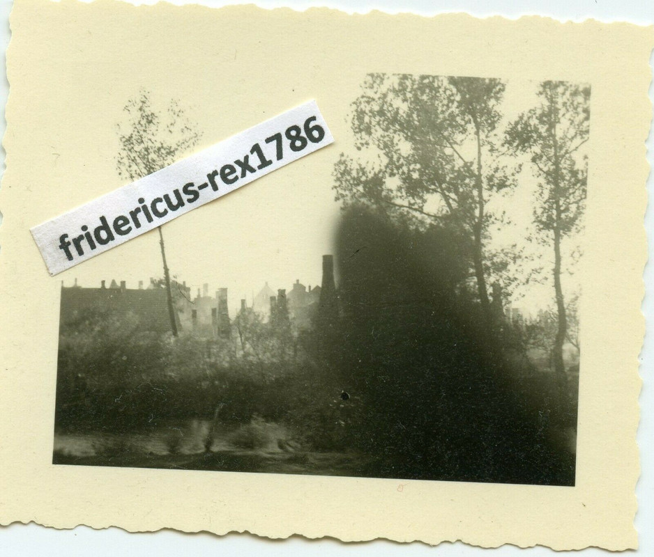 11 Fotos Polen Blitzkrieg 39 Vormarsch Land und Städte Brücken Technik Pkw s6