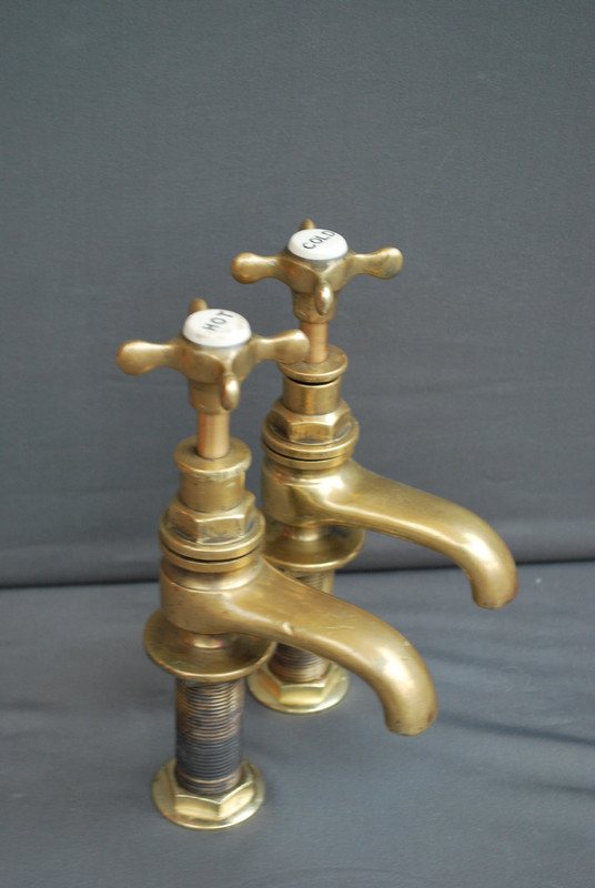 Grifos de baño Cuarto de Baño Latón Pátina Original Regenerado