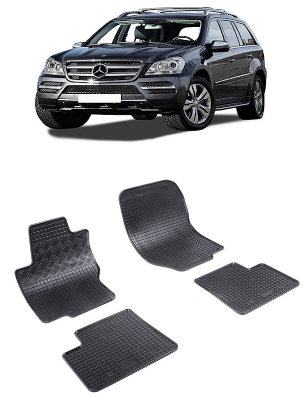 Set 4 covorase Mercedes Gl 2006-2012, din cauciuc 100%, compatibile cu autoturismul MERCEDES GL