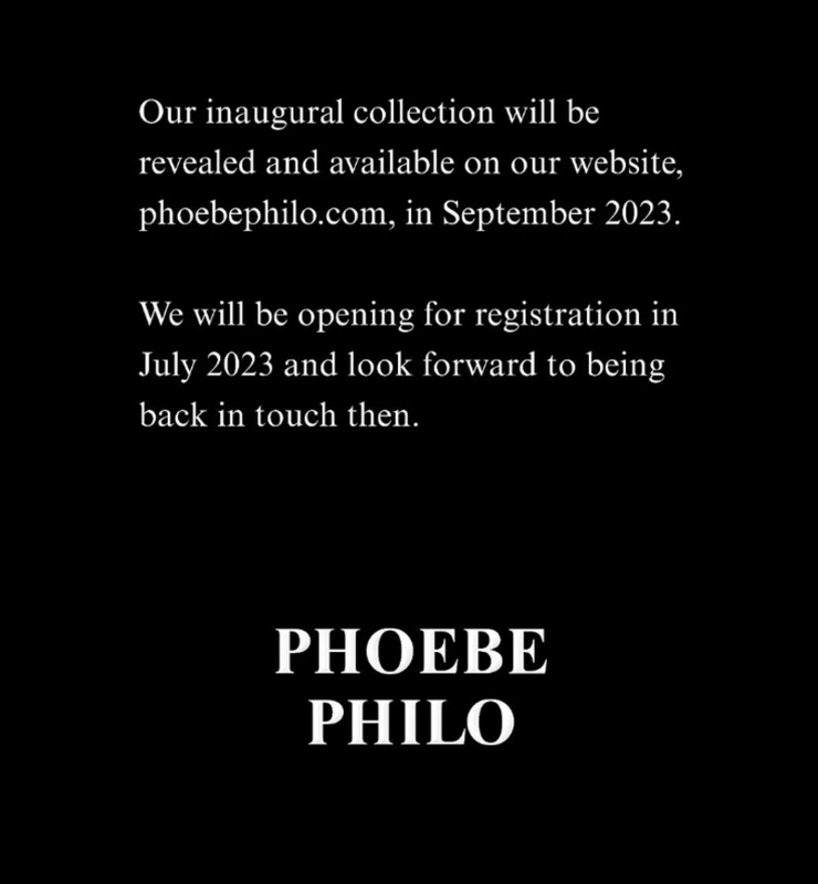 Phoebe Philo, il ritorno a settembre con il suo brand 