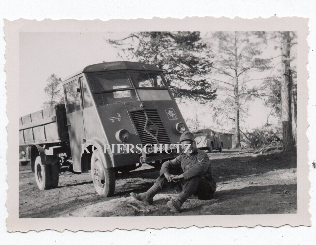 Norwegen Gebirgsjäger SDkfz LKW Renault Beute Kennung Emblem PKW Kübel