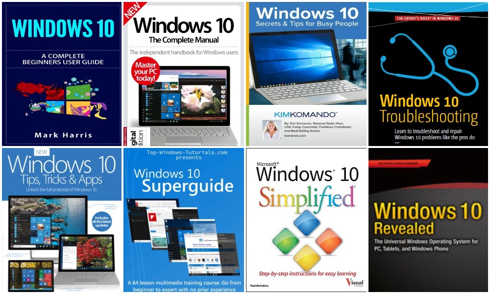24 Windows 10 Books Collection Part-2 24 Windows 10 Books Collection Part-2