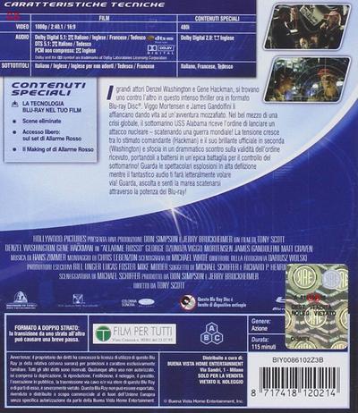 Allarme rosso (1995) Full Blu Ray AVC DD-DTS ENG FRE ITA GER 5.1 ENG PCM