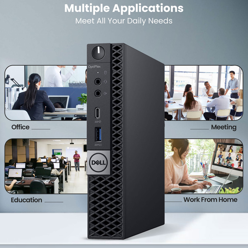 Dell OptiPlex 7070 Tiny Mini PC Intel i7-9th 16GB RAM 1TB SSD