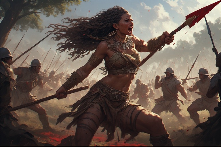 Africa-World-girl-warrior-hold-(23)