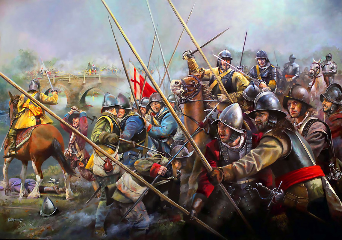 Civil inglesa,la batalla de Cropredy Bridge, 29 de junio de 1644, Guerra Civil Inglesa- por Chris Co
