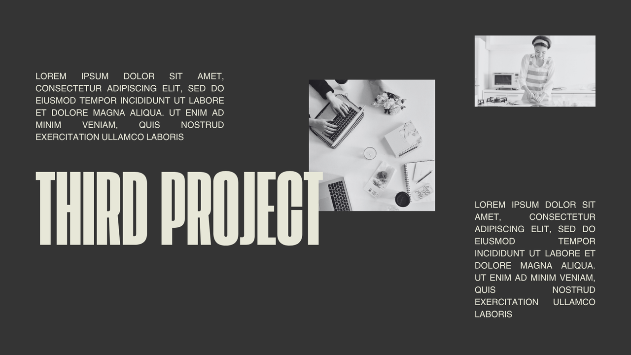 Black Beige Bold Portfolio Presentation