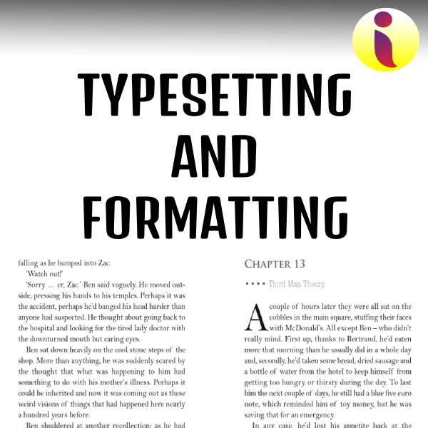 Typesetting and Formatting