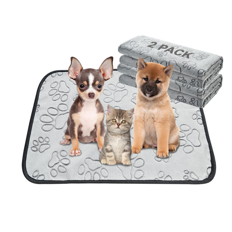 Qeils Reusable Puppy Pads 18x24 2 Pack