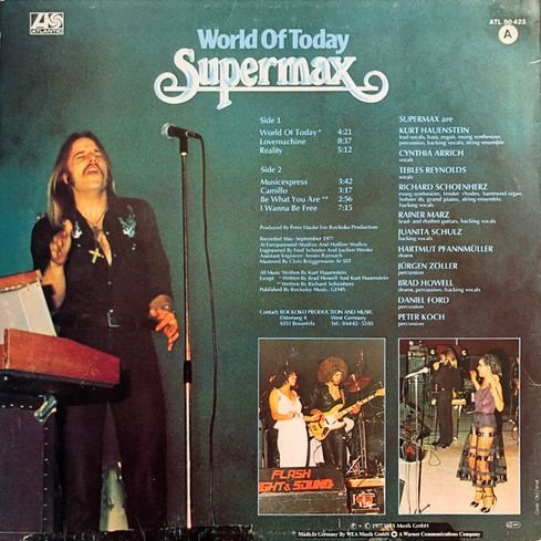 Supermax - World Of Today (1977) [Vinyl Rip 1/5.64] DSD | DSF