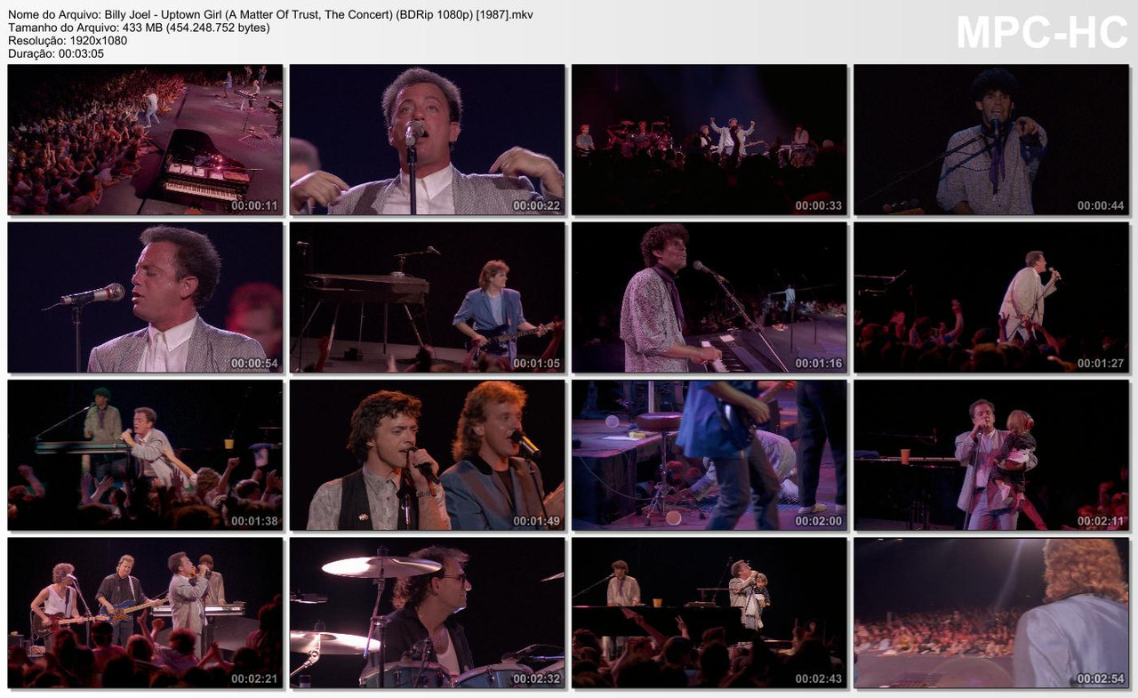 Billy Joel - Uptown Girl (A Matter Of Trust, The Concert) (BDRip 1080p) [1987]