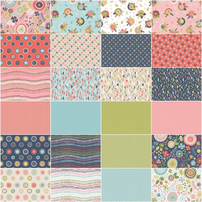 Riley Blake - Sew Retro 10 Inch Stacker 42 pcs 889333134886 - Quilt in a  Day / Quilting Fabric