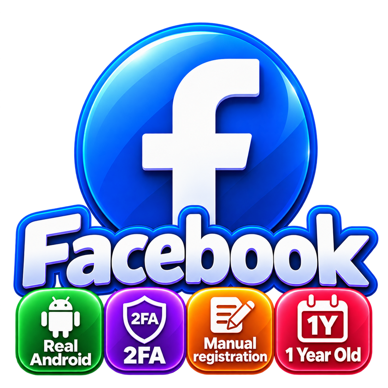 Facebook | Реальный Android | 2FA | Ручная регистрация | Возраст 1 год