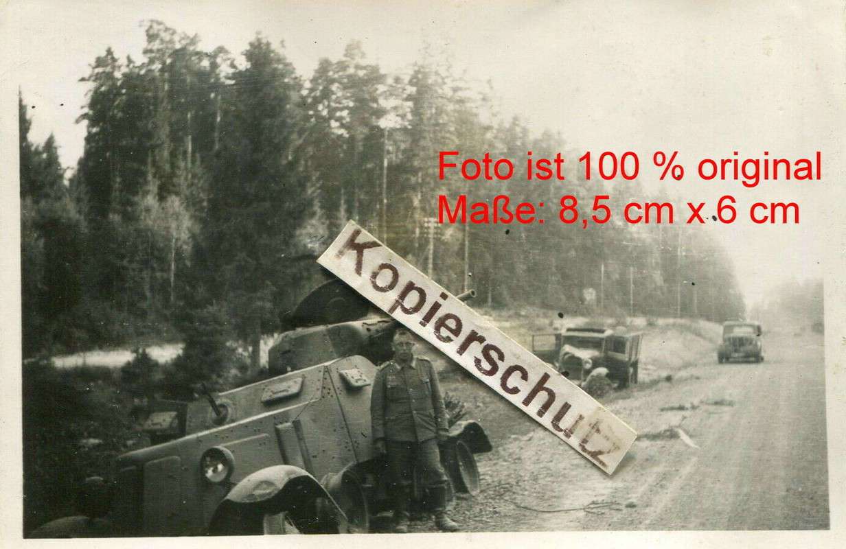 Litauen Estland Lettland Einsatz , russischer Panzer Spähwagen Beute