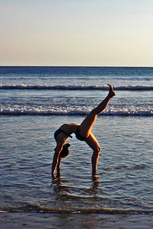 upside down