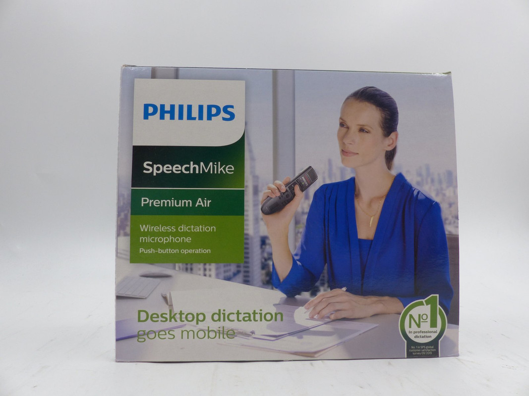 PHILIPS SPEECHMIKE PREMIUM AIR WIRELESS DICTATION MICROPHONE SMP4000 PHILIPS SPEECHMIKE PREMIUM AIR WIRELESS DICTATION MICROPHONE SMP4000