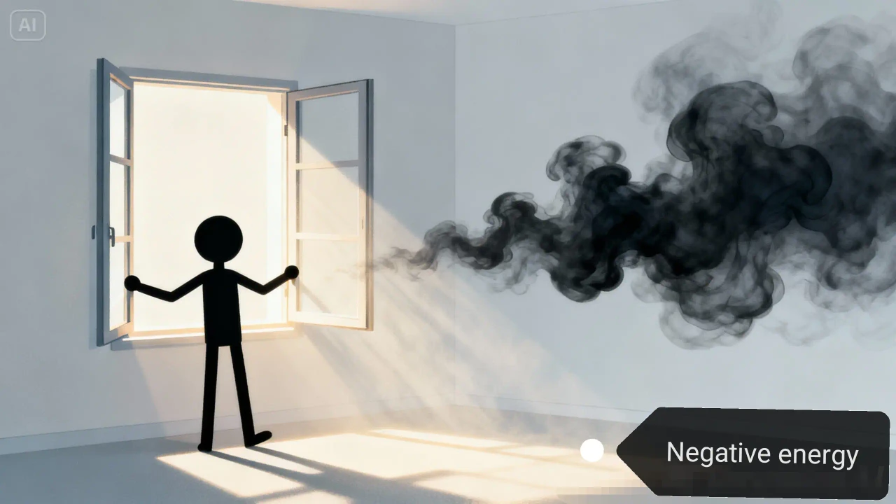طرق التخلص من الطاقة السلبية في المنزل
