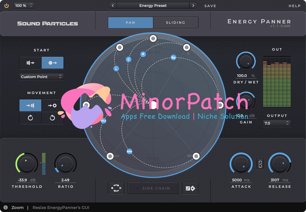 Sound Particles Energy Panner 1.1.5 Crack